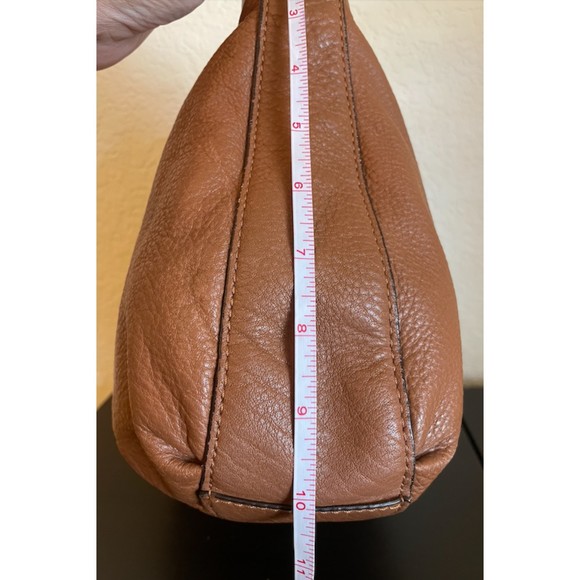 Michael Kors Brown Leather Braided Handle with Tassels Bag - Picture 16 of 16